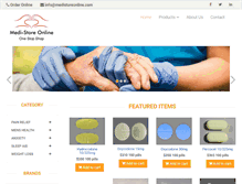 Tablet Screenshot of medistoreonline.com